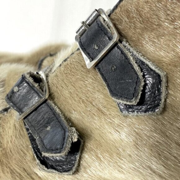 Vintage Blondo Two Buckle Seal Skin Chukka Boots 13 - Picture 9 of 14